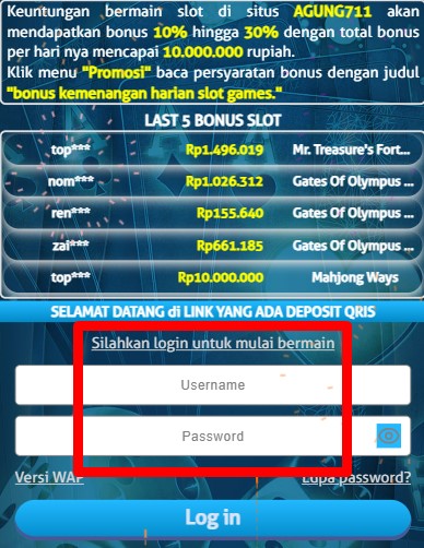 Login dan Bermain