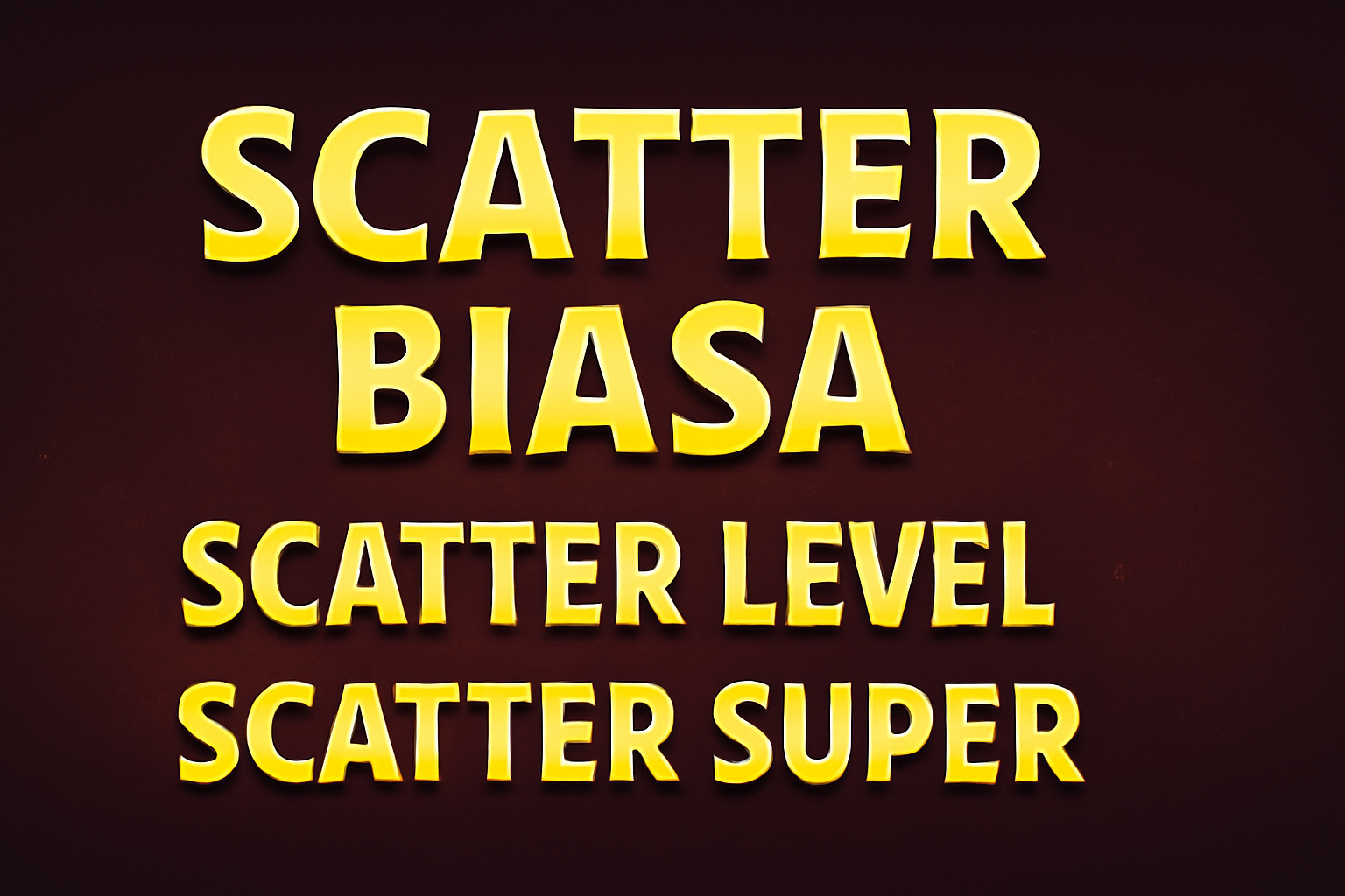 Scatter Slot: Kunci untuk Menang Besar di Setiap Putaran!